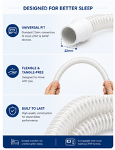 Load image into Gallery viewer, Standard Slimline CPAP Tubing - 6ft (Non-Heated)
